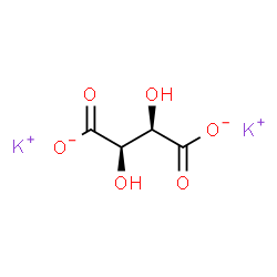 ChemSpider 2D Image | Potassium tartrate | C4H4K2O6