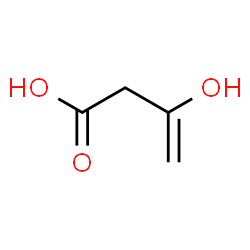 ChemSpider 2D Image | 3-Hydroxy-3-butenoic acid | C4H6O3