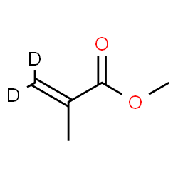 ChemSpider 2D Image | Methyl 2-methyl(~2~H_2_)-2-propenoate | C5H6D2O2