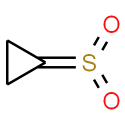 ChemSpider 2D Image | sulfonylcyclopropane | C3H4O2S