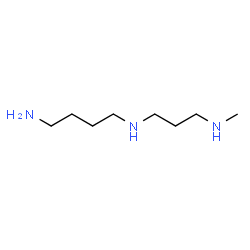 ChemSpider 2D Image | N-(3-methylaminopropyl)butane-1,4-diamine | C8H21N3