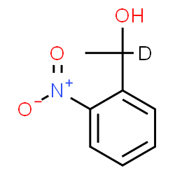 ChemSpider 2D Image | 1-(2-Nitrophenyl)(1-~2~H)ethanol | C8H8DNO3