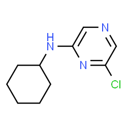 ChemSpider 2D Image | 6-Chloro-N-cyclohexyl-2-pyrazinamine | C10H14ClN3