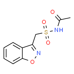 ChemSpider 2D Image | N-ACETYL ZONISAMIDE | C10H10N2O4S