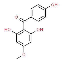 ChemSpider 2D Image | (2,6-Dihydroxy-4-methoxyphenyl)(4-hydroxyphenyl)methanone | C14H12O5