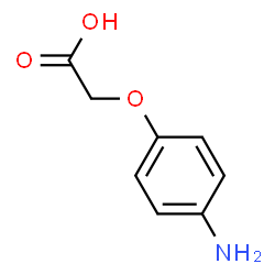 ChemSpider 2D Image | (4-Aminophenoxy)acetic acid | C8H9NO3