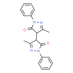 ChemSpider 2D Image | Bispyrazolone | C20H18N4O2