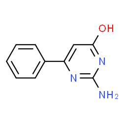 ChemSpider 2D Image | 2-Amino-6-phenyl-4(1H)-pyrimidinone | C10H9N3O