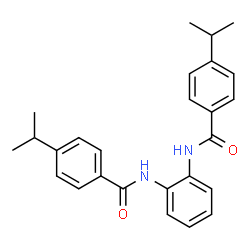 ChemSpider 2D Image | N,N'-1,2-Phenylenebis(4-isopropylbenzamide) | C26H28N2O2