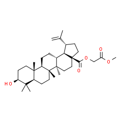 ChemSpider 2D Image | 2-Methoxy-2-oxoethyl (3beta)-3-hydroxylup-20(29)-en-28-oate | C33H52O5