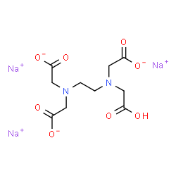 ChemSpider 2D Image | edta trisodium | C10H13N2Na3O8