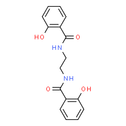 ChemSpider 2D Image | N,N'-1,2-Ethanediylbis(2-hydroxybenzamide) | C16H16N2O4