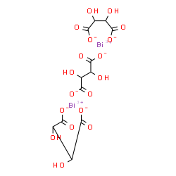 ChemSpider 2D Image | dibismuth tritartrate | C12H12Bi2O18