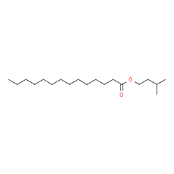ChemSpider 2D Image | ISOAMYL MYRISTATE | C19H38O2