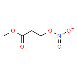 ChemSpider 2D Image | Methyl 3-(nitrooxy)propanoate | C4H7NO5