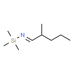 ChemSpider 2D Image | (1E)-2-Methyl-N-(trimethylsilyl)-1-pentanimine | C9H21NSi