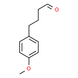 ChemSpider 2D Image | 4-(4-Methoxyphenyl)butanal | C11H14O2