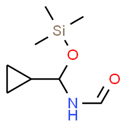 ChemSpider 2D Image | N-{Cyclopropyl[(trimethylsilyl)oxy]methyl}formamide | C8H17NO2Si