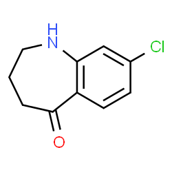 ChemSpider 2D Image | 8-CHLORO-1,2,3,4-TETRAHYDRO-BENZO[B]AZEPIN-5-ONE | C10H10ClNO