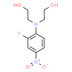 ChemSpider 2D Image | 2,2'-[(2-Fluoro-4-nitrophenyl)imino]diethanol | C10H13FN2O4