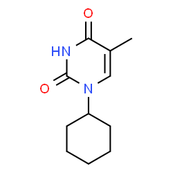 ChemSpider 2D Image | 1-cyclohexylthymine | C11H16N2O2