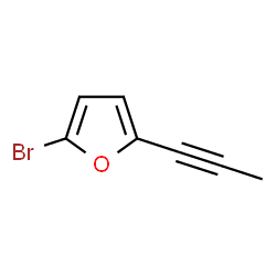 ChemSpider 2D Image | 2-Bromo-5-(1-propyn-1-yl)furan | C7H5BrO