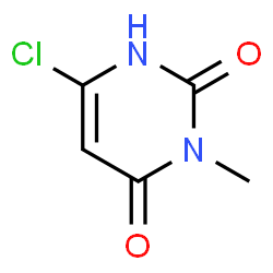 ChemSpider 2D Image | 6-Chloro-3-methyluracil | C5H5ClN2O2
