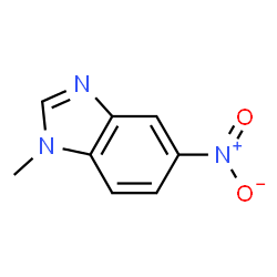 ChemSpider 2D Image | 1-Methyl-5-nitro-1H-benzimidazole | C8H7N3O2