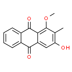 ChemSpider 2D Image | Rubiadin 1-methyl ether | C16H12O4