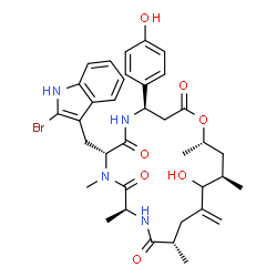 ChemSpider 2D Image | jaspamide C | C36H45BrN4O7