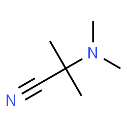 ChemSpider 2D Image | 2-(Dimethylamino)-2-methylpropanenitrile | C6H12N2