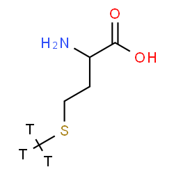 ChemSpider 2D Image | (~3~H_3_)Methionine | C5H8T3NO2S