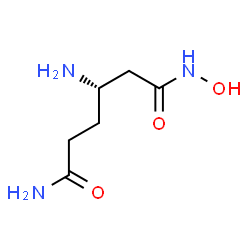 ChemSpider 2D Image | (3S)-3-Amino-N~1~-hydroxyhexanediamide | C6H13N3O3