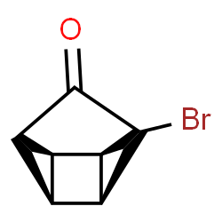 ChemSpider 2D Image | (1R,5S,6R,7S)-2-Bromotetracyclo[3.2.0.0~2,7~.0~4,6~]heptan-3-one | C7H5BrO