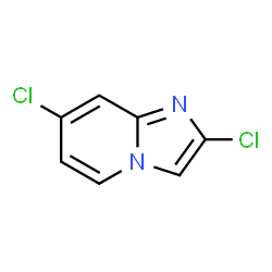 ChemSpider 2D Image | 2,7-Dichloroimidazo[1,2-a]pyridine | C7H4Cl2N2