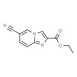 ChemSpider 2D Image | Ethyl 6-cyanoimidazo[1,2-a]pyridine-2-carboxylate | C11H9N3O2