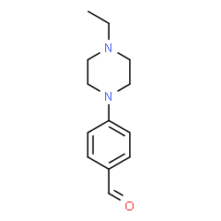 ChemSpider 2D Image | 4-(4-Ethyl-1-piperazinyl)benzaldehyde | C13H18N2O