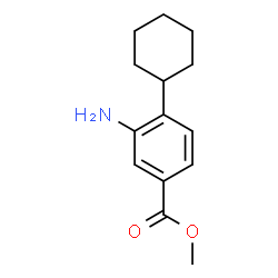 ChemSpider 2D Image | Methyl 3-amino-4-cyclohexylbenzoate | C14H19NO2
