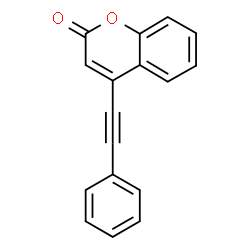 ChemSpider 2D Image | 4-(Phenylethynyl)-2H-chromen-2-one | C17H10O2