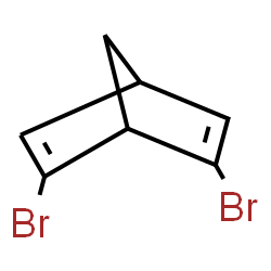 ChemSpider 2D Image | 2,6-Dibromobicyclo[2.2.1]hepta-2,5-diene | C7H6Br2
