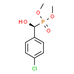 ChemSpider 2D Image | Dimethyl [(S)-(4-chlorophenyl)(hydroxy)methyl]phosphonate | C9H12ClO4P