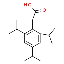 ChemSpider 2D Image | (2,4,6-Triisopropylphenyl)acetic acid | C17H26O2