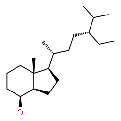 ChemSpider 2D Image | (1R,3aR,4S,7aR)-1-[(2R,5R)-5-Ethyl-6-methyl-2-heptanyl]-7a-methyloctahydro-1H-inden-4-ol | C20H38O