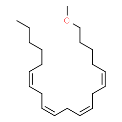 ChemSpider 2D Image | (5Z,8Z,11Z,14Z)-1-Methoxy-5,8,11,14-icosatetraene | C21H36O