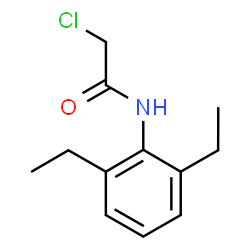 ChemSpider 2D Image | 2-Chloro-N-(2,6-diethylphenyl)acetamide | C12H16ClNO