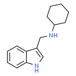 ChemSpider 2D Image | N-Cyclohexyl-1H-indole-3-methanamine | C15H20N2