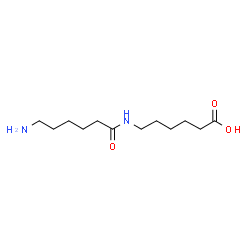 ChemSpider 2D Image | 6-[(6-Aminohexanoyl)amino]hexanoic acid | C12H24N2O3