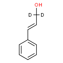 ChemSpider 2D Image | (2E)-3-Phenyl(1,1-~2~H_2_)-2-propen-1-ol | C9H8D2O