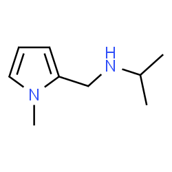 ChemSpider 2D Image | N-((1-methyl-1H-pyrrol-2-yl)methyl)propan-2-amine | C9H16N2