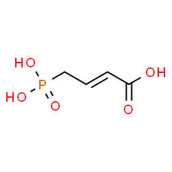 ChemSpider 2D Image | (2E)-4-Phosphono-2-butenoic acid | C4H7O5P